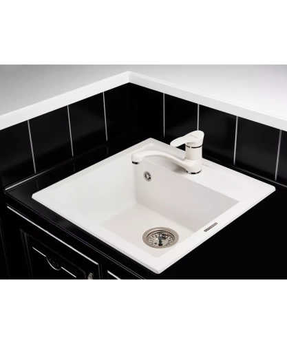 Кухонный смеситель Kuppersberg TOPAZ KG2560 WHITE ALABAS