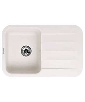 Кухонная мойка Kuppersberg LIRA 1B1D WHITE ALABASTER