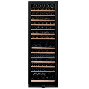 Винный шкаф встраиваемый Dunavox DX-166.428DMBK