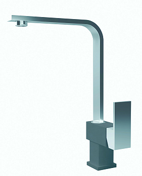 Кухонный смеситель Florentina Сильвер Серый шёлк