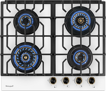 Газовая панель Weissgauff HGG 644 WG Premium Brass
