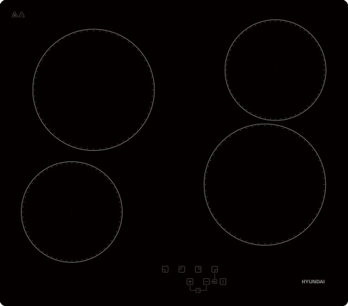 Варочная поверхность Hyundai HHE 6410 BG