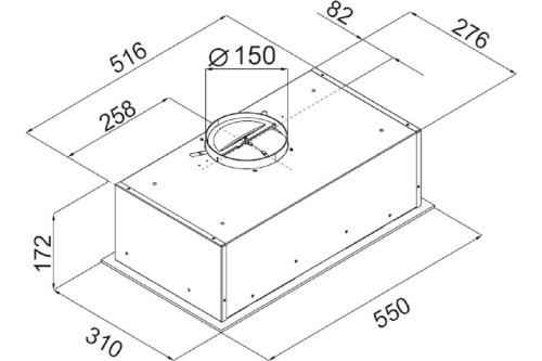 Вытяжка Monsher INDIGA 55 W