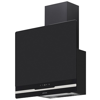 Наклонная вытяжка KRONA DOMENIKA 600 BLACK/INOX S