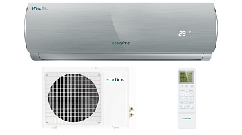 Сплит-система Ecoclima Wind Line Inverter ECW/I-09QCG / EC/I-09QC (серебро)