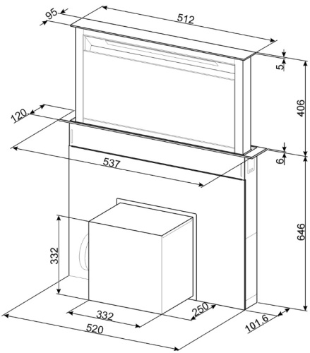 Вытяжка Smeg KDD60VXE-3