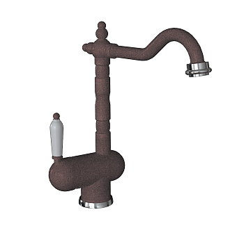 Кухонный смеситель Florentina Ода Коричневый
