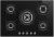 Газовая варочная панель Smeg PV375CN