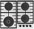 Газовая варочная панель Gorenje GKTW642SYW