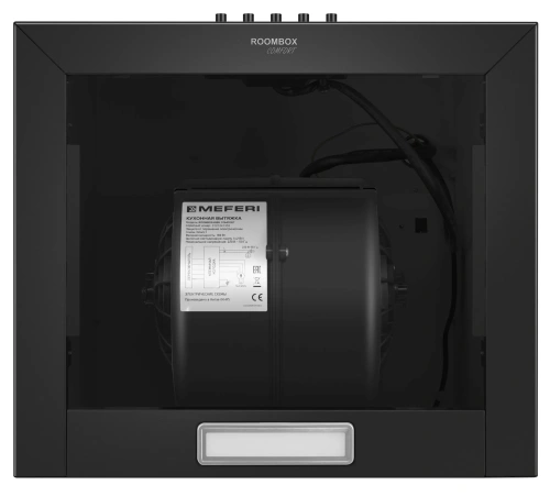 Вытяжка дизайнерская пристенная Meferi ROOMBOX40BK COMFORT
