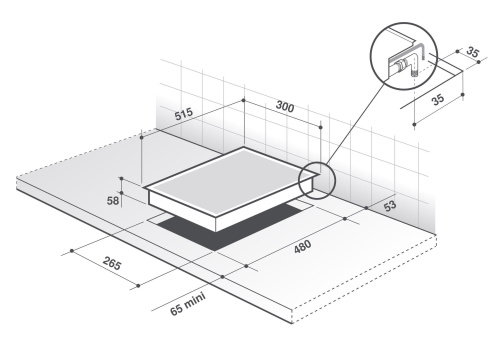 Газовая варочная поверхность De Dietrich DPG7340B