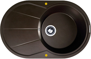 Кухонная мойка Zigmund & Shtain KREIS OV 770 B ШВЕЙЦ.ШОКОЛАД