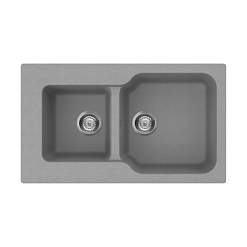 Мойка Omoikiri Maru 86-2-GR Tetogranit/leningrad grey