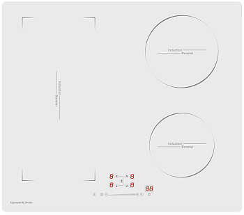 Индукционая варочная панель Zigmund & Shtain CI 46.6 W