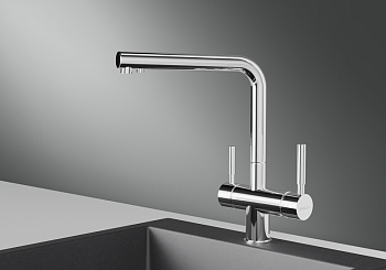 Смеситель для кухни Granula GR-2305, нерж