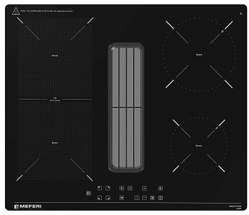 Варочная панель индукционная с вытяжкой Meferi XSMART60BK ULTRA
