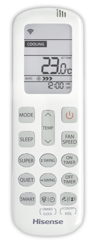 сплит-система Hisense SILVER CRYSTAL SUPER DC Inverter 2025 AS-13UW4RVETG01(S) WI-FI