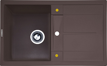 Кухонная мойка Zigmund & Shtain RECHTECK 780 ШВЕЙЦ.ШОКОЛАД