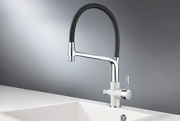 Смеситель для кухни Granula GR-0075, арктик