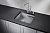 Кухонная мойка Granula Kitchen Space KS-5501, алюминиум