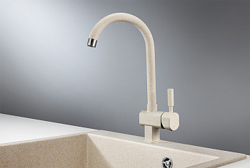 Смеситель для кухни Granula Стандарт ST-31, бежевый