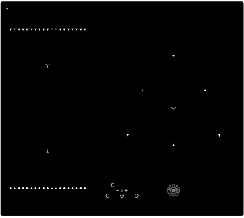 Индукционная варочная панель Bertazzoni P603IC1B2NEE