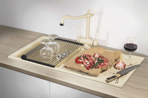 Смеситель Omoikiri Amagasaki-SI латунь/античное серебро