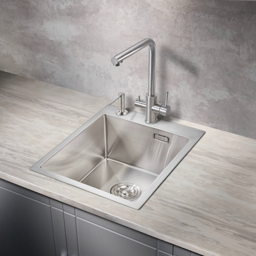 Мойка для кухни Milacio Denia 41 Steel сталь нержавеющая
