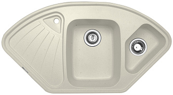 Кухонная мойка Zigmund & Shtain ECKIG 1000.2 КАМЕН.СОЛЬ
