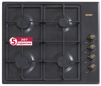 Газовая варочная панель Simfer H60Q40L420