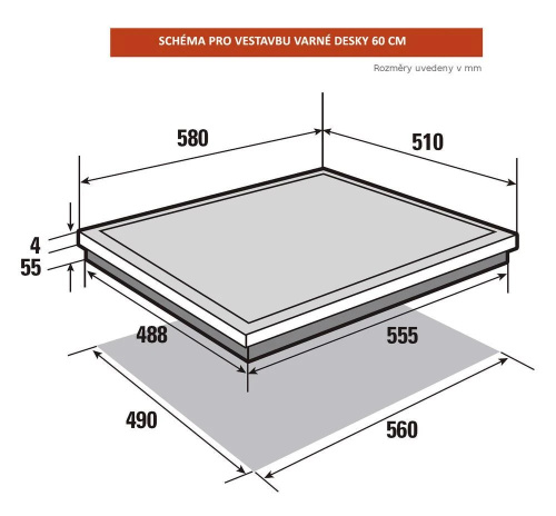 Варочная панель BRANDT BPI6414BM