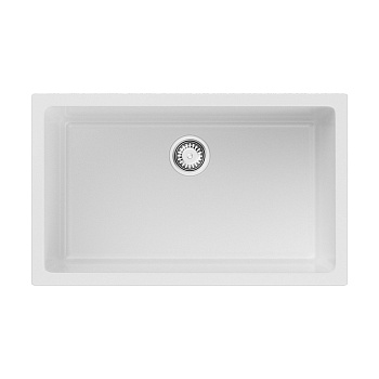 Мойка Omoikiri Okinoshima 76-U/I-WH Glossy Natceramic/белый глянцевый