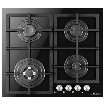 Газовая варочная панель Monsher MGG 61 Noir