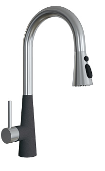 Кухонный смеситель Florentina Вита Pro Черный