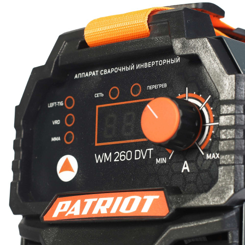 Аппарат сварочный инверторный PATRIOT WM260DVT MMA
