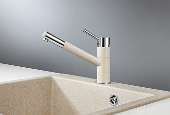 Смеситель для кухни Granula GR-0010, пирит