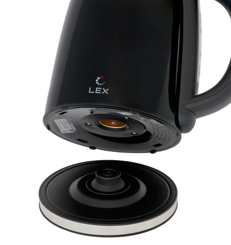 Электрочайник LEX LX 30021-1, черный