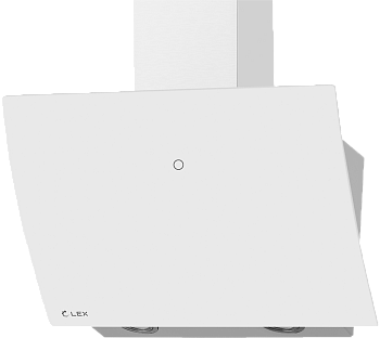 Наклонная кухонная вытяжка LEX PLAZA GS 600 WHITE