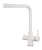 Кухонный смеситель Kuppersberg Geo KG2385CR WHITE ALABAS