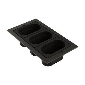 Контейнер Omoikiri DC-04-3-GB нерж.сталь/графит