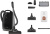 Пылесос Miele SVZF0 GuardM1 Cat&Dog чёрный обсидиан