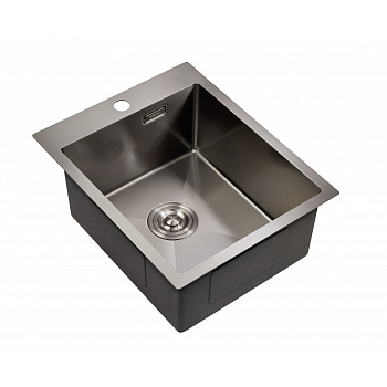 Мойка для кухни Milacio Denia 41 Steel сталь воронёная