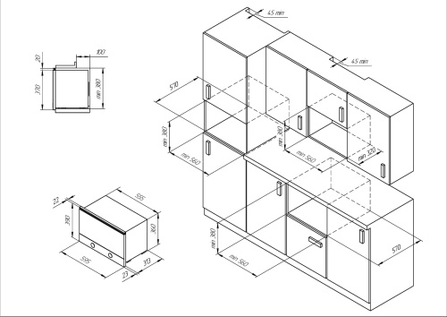 Встраиваемая микроволновая печь Kuppersberg HMW 393 B