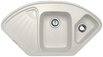 Кухонная мойка Zigmund & Shtain ECKIG 1000.2 ИНД.ВАНИЛЬ