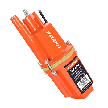 Насос погружной вибрационный PATRIOT VP 40В, верхний забор, 300 вт
