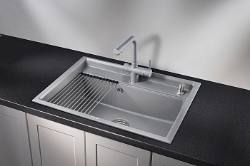 Кухонная мойка Granula Kitchen Space KS-7301, алюминиум