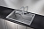 Кухонная мойка Granula Kitchen Space KS-7301, алюминиум