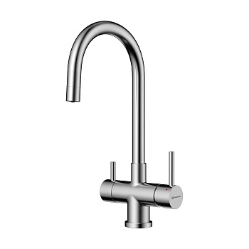 Смеситель Omoikiri Akita-BN нерж. сталь/нержавеющая сталь