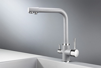 Смеситель для кухни Granula GR-2015, алюминиум