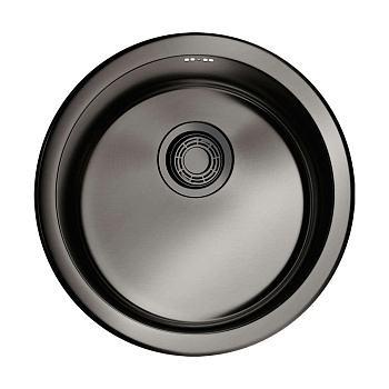 Мойка Omoikiri Toya 45-U-GM нерж. сталь/вороненая сталь